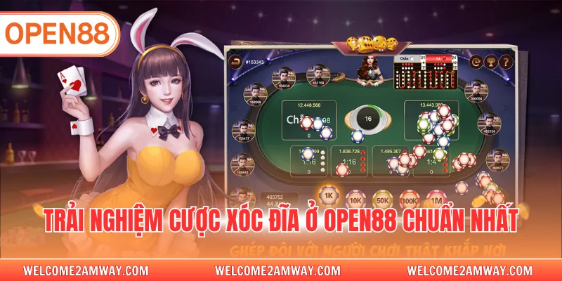 Trải nghiệm cược xóc đĩa ở OPEN88 chuẩn nhất